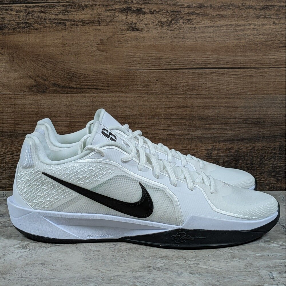 Nike Sabrina 2 TB Men's 13.5, Women's 15 White Black Basketball Shoes HF3234-100